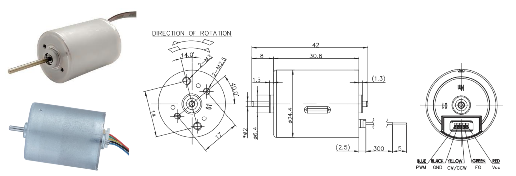 YDL-BL DC Motor Model:25