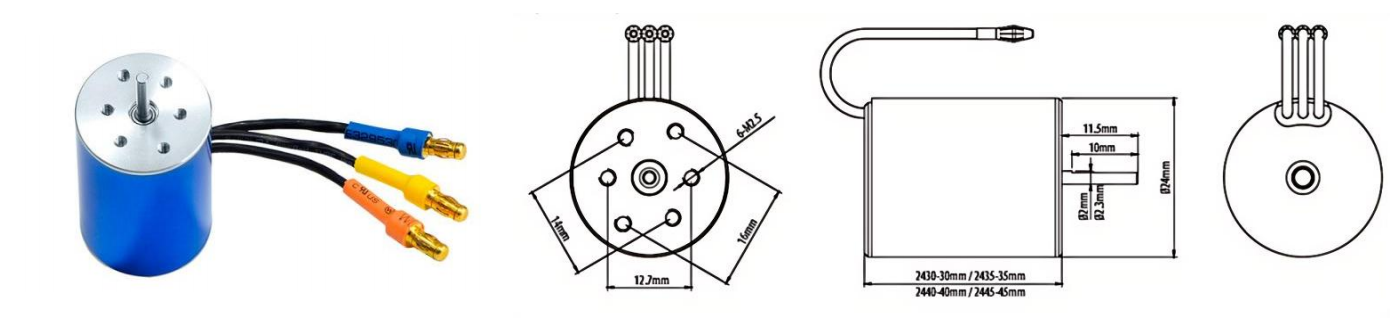 YDL-BL DC Motor Model:2430L-2445L